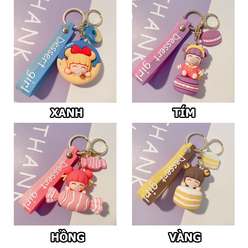 Móc khóa Dessert Girl dễ thương MK42