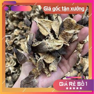 Nấm rơm nở sấy khô giàu dinh dưỡng (đã gọt chân sạch sẽ)