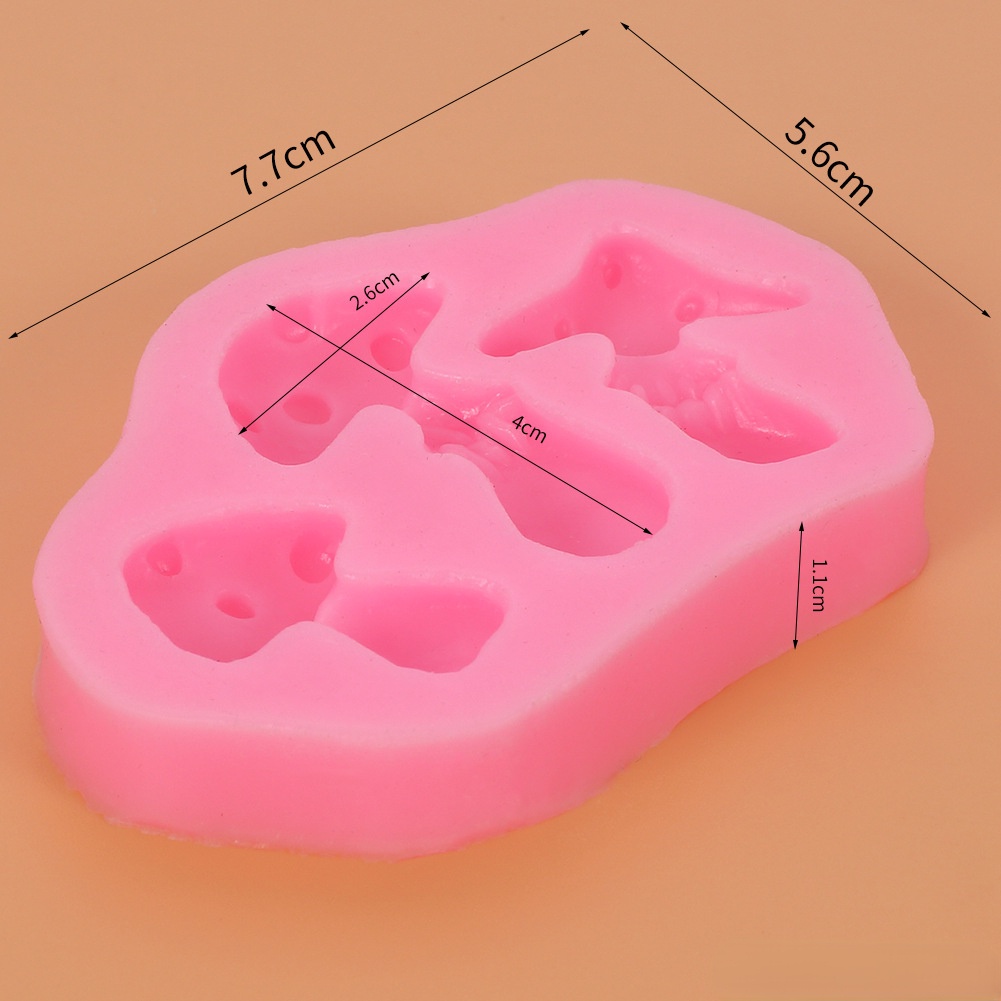 Khuôn Silicone Tạo Hình Nấm Trang Trí Bánh