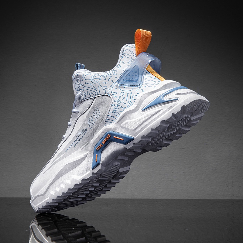 Giày Thể Thao Đế Dày Tăng Chiều Cao Bằng Da Không Thấm Nước Cho Nam Và Nữ