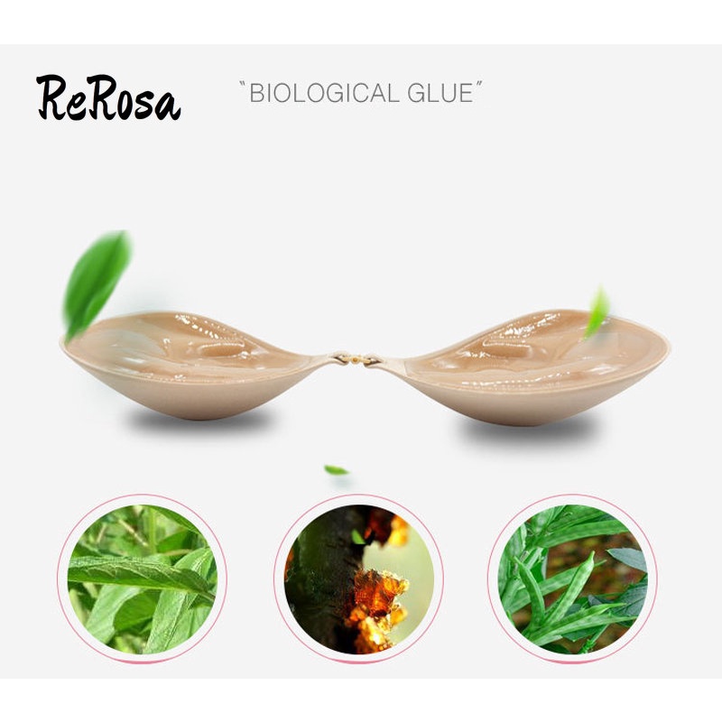 Rerosa Miếng Dán Ngực Silicone Vô Hình Thoáng Khí