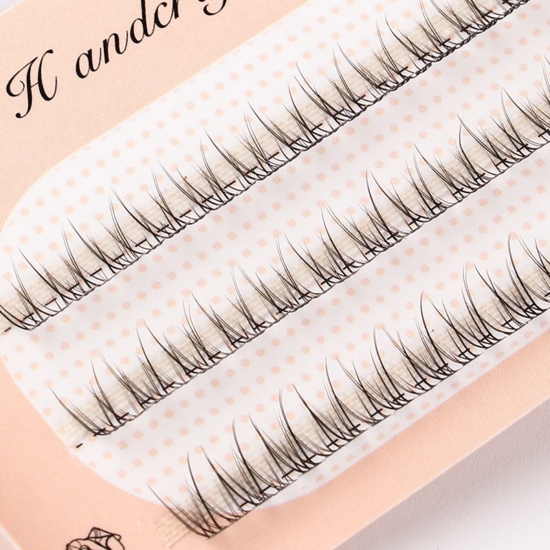 Net red fish tail + Lông Mi Giả Đơn Ba Hàng Tạo Hiệu Ứng Tự Nhiên MM