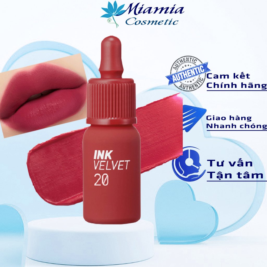 Son Ink Màu 20 Classy Plum Rose Hồng mận Kem Lì Peripera Ink Velvet Lip Tint Mới Nhất [CHÍNH HÃNG]