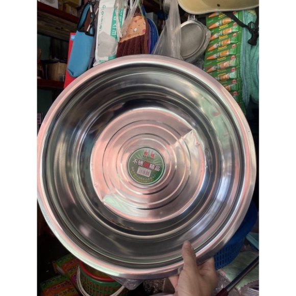 Thau chậu inox 45cm