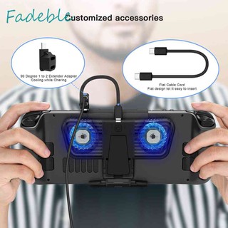 Cooling Fan with Bracket Game Console Dock Cooler for Steam Deck/Switch/OLED