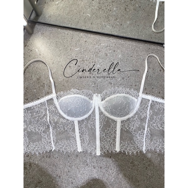 Áo lót ren Croptop thiết kế Bralette có gọng nẹp cao cấp