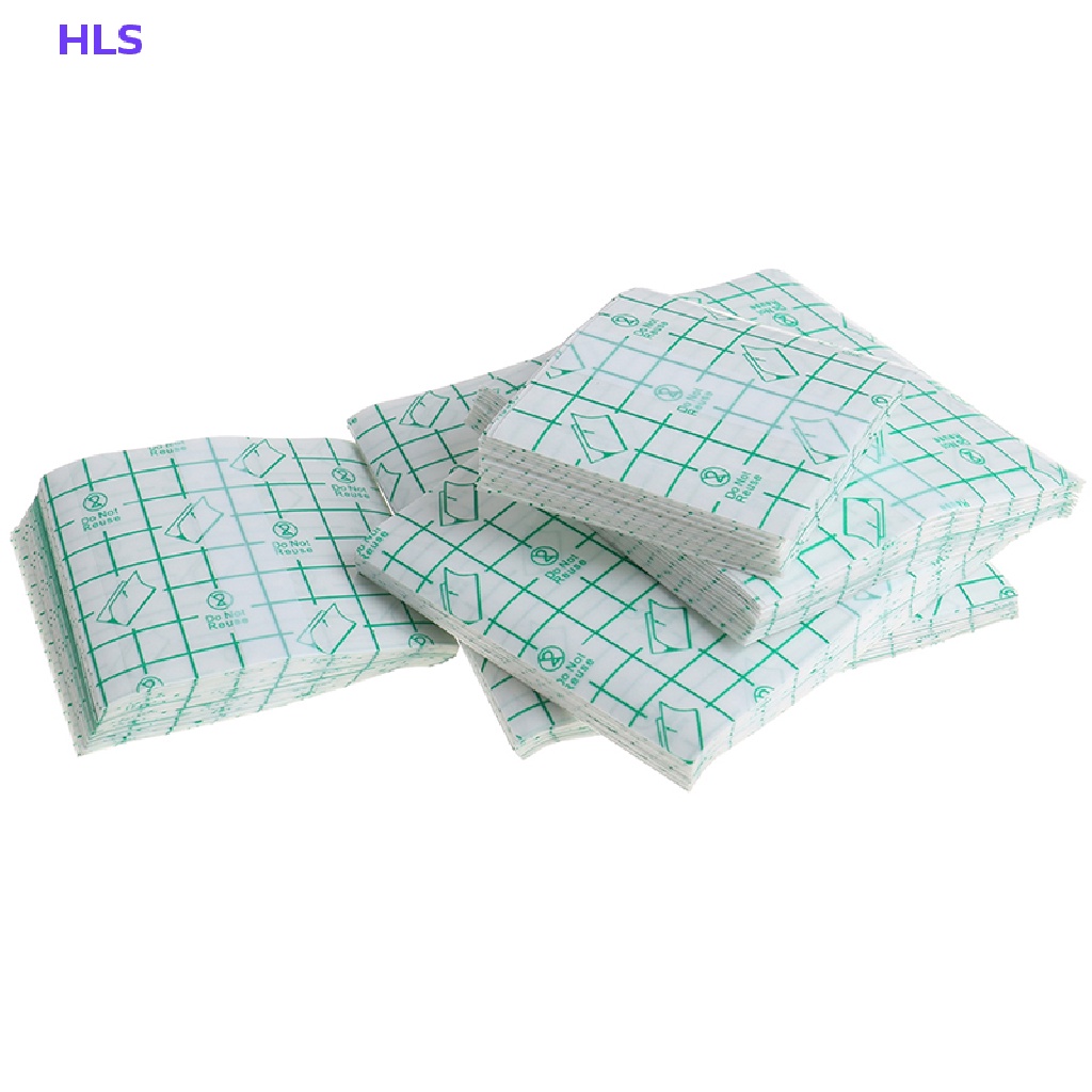 Bộ 100 Miếng Dán PU Cố Định Vết Thương Chống Thấm Nước