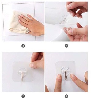 combo 5 móc dán tường đa năng siêu chịu lực