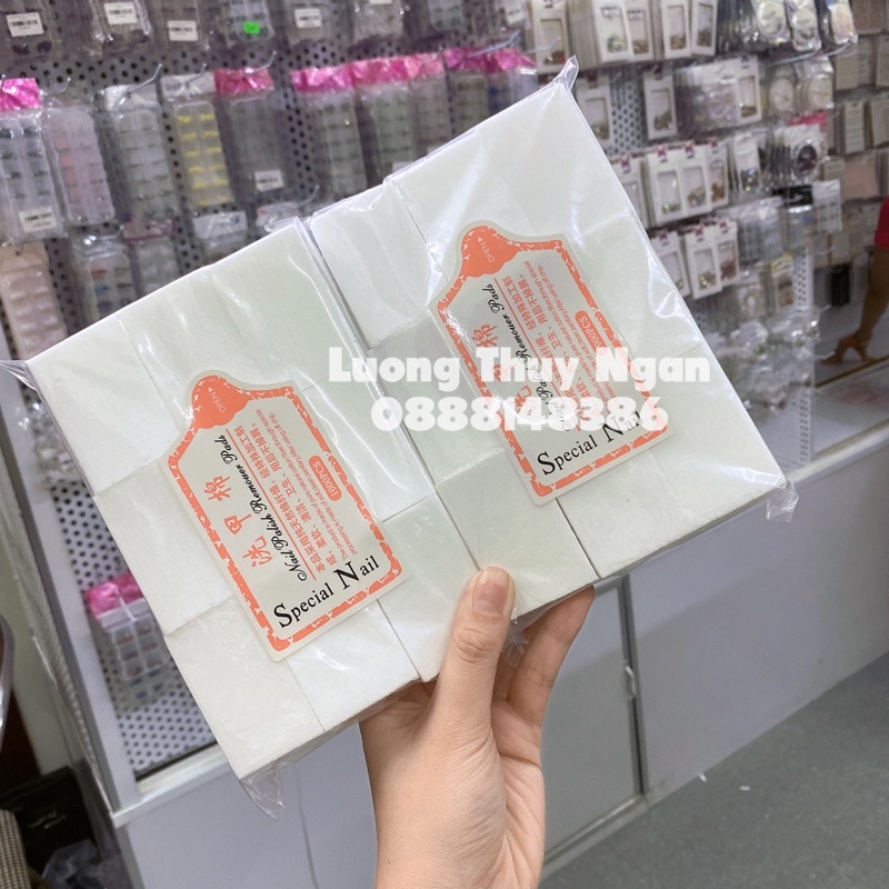 Giấy lau gel nail , giấy lau gel loại xịn cứng không xù