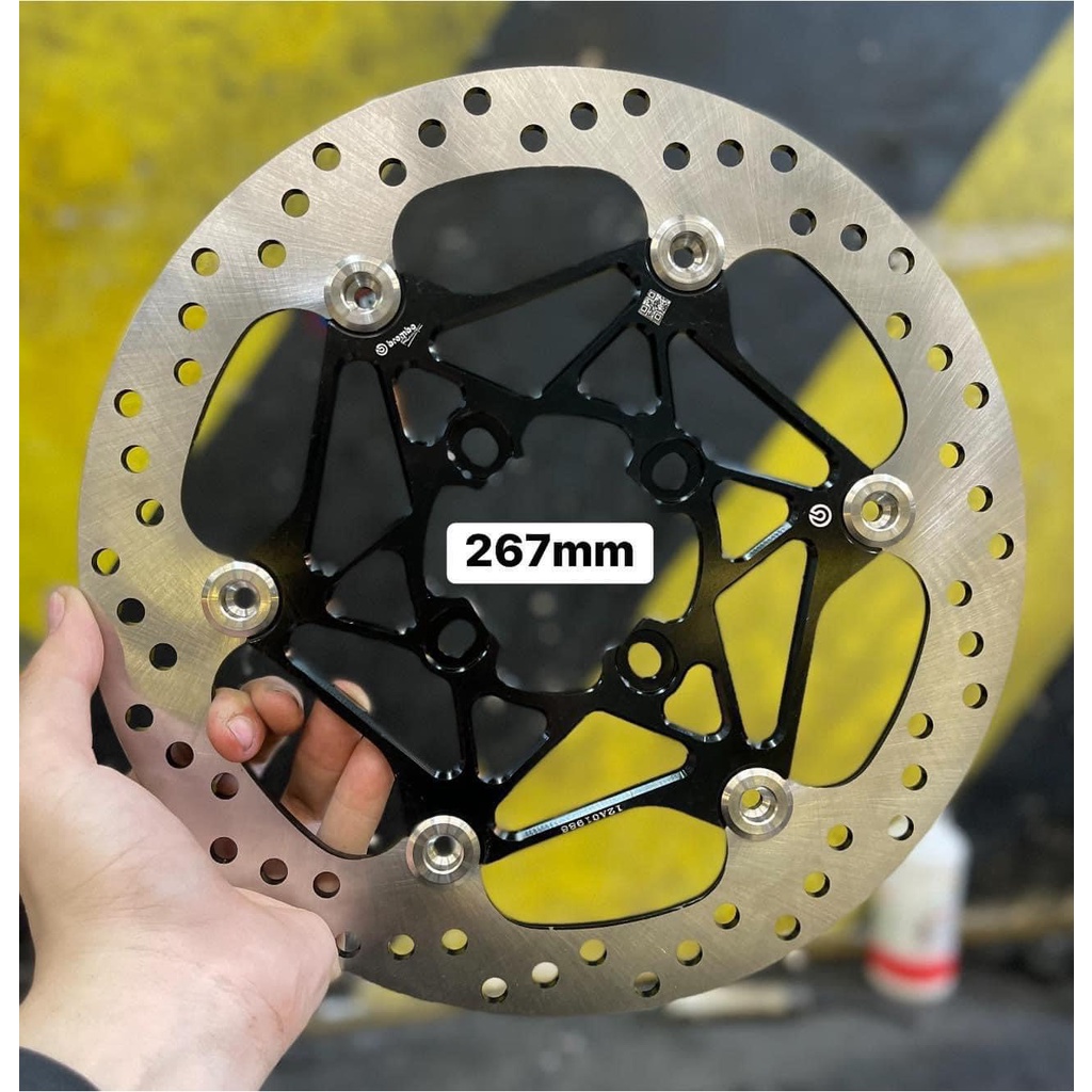Đĩa thắng Brembo khoen inox304 size 267
