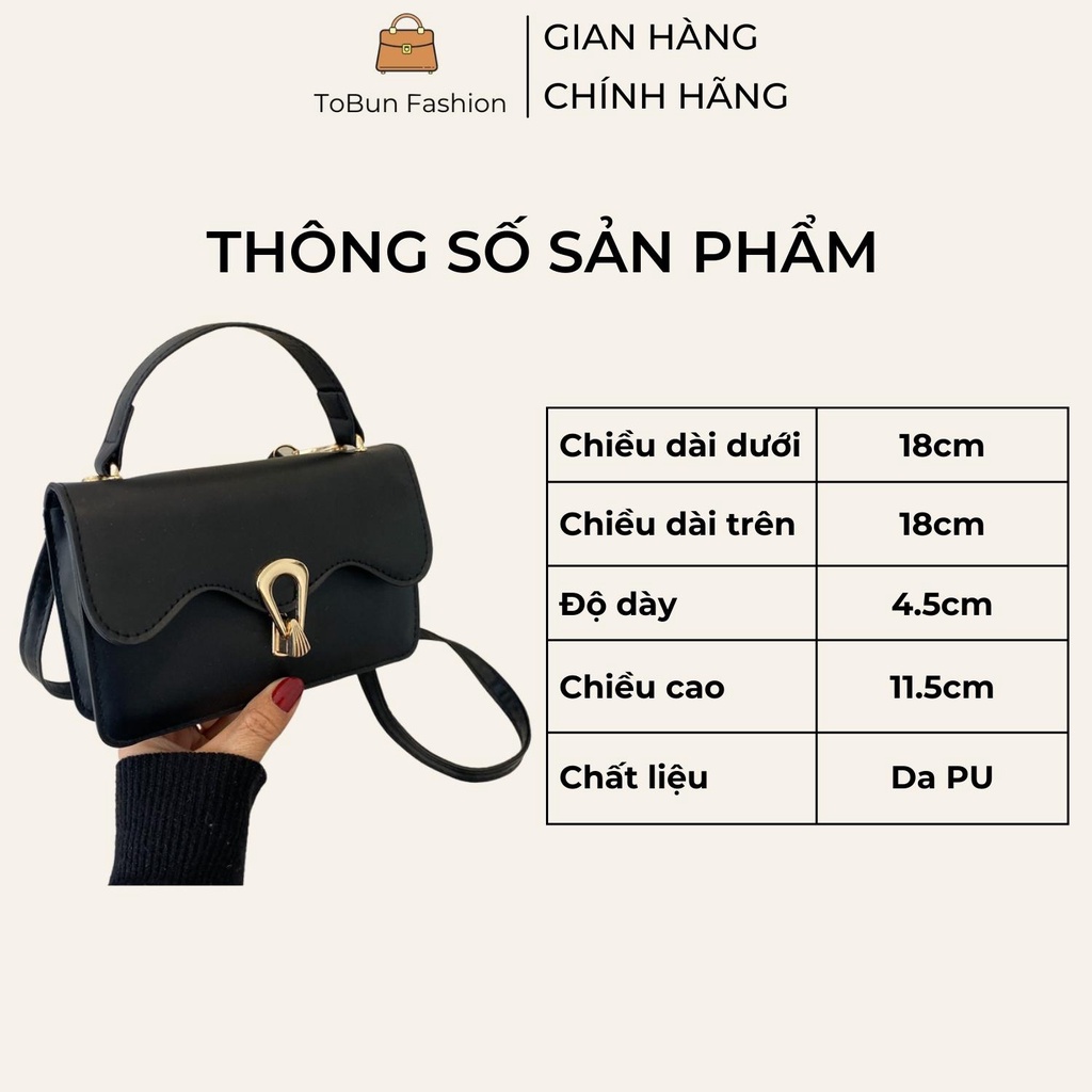 Túi xách nữ đẹp Tobun Fashion chất liệu da PU phong cách Hàn Quốc TX09