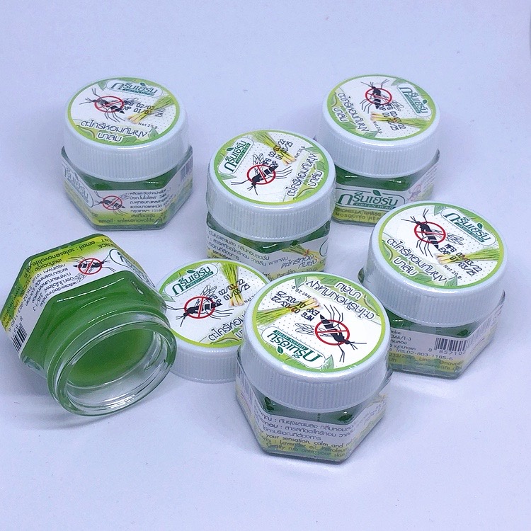 Dầu Cù Là Muỗi Sả Cintronella Thái Lan 20g - Hàng Chính Hãng Thơm Sả