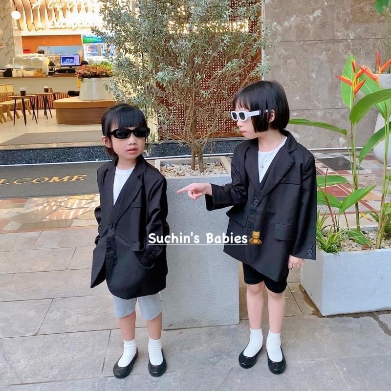 Áo vest - Blazer cho bé trai và gái Suchin