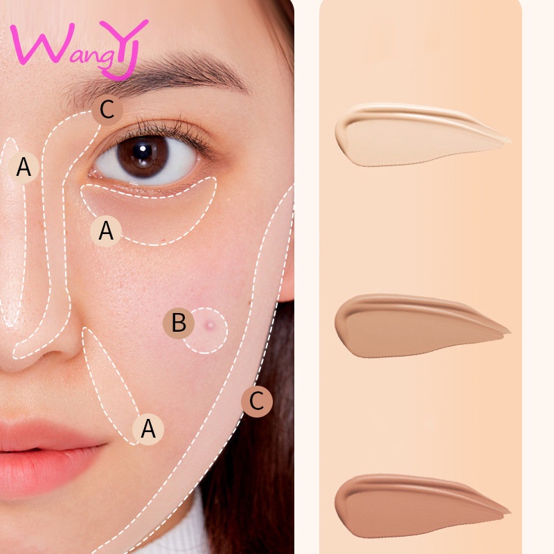 Kem Che Khuyết Điểm 3 Màu Sắc Tùy Chọn