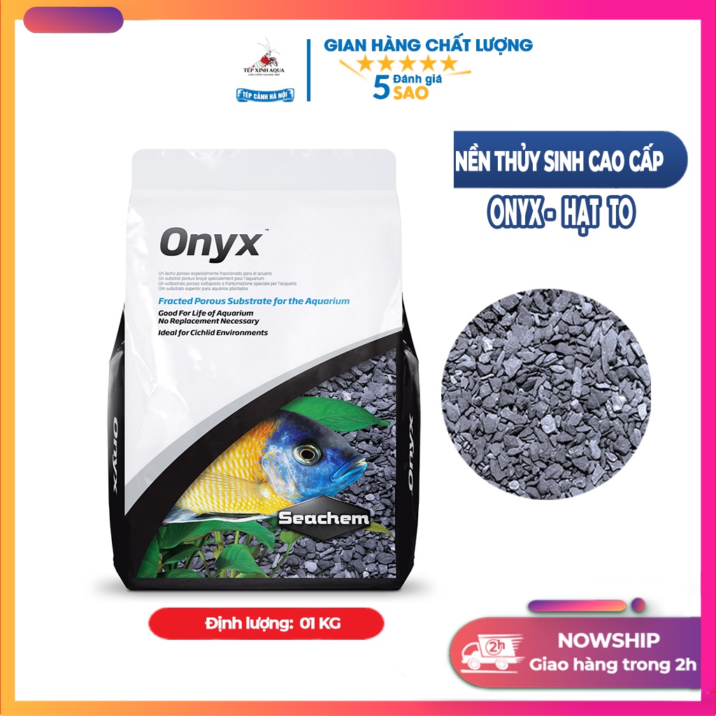 Nền thủy sinh cao cấp - Onyx hạt to/ Onyx sand - Seachem -  - Tép Xinh Aqua
