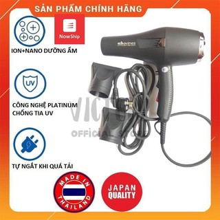   ION+NANO  Máy Sấy Tóc Davines 6690 Chính Hãng Chuyên Nghiệp Tạo Kiểu Công Suất Lớn 2 Chiều Nóng Lạnh Có Ion 2500W 