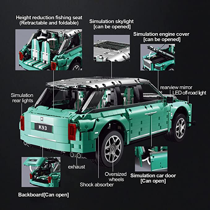 Đồ Chơi Mô Hình 3D Lắp Ráp 18K Super Siêu Xe Rolls Royce Cullinan K93  1:8