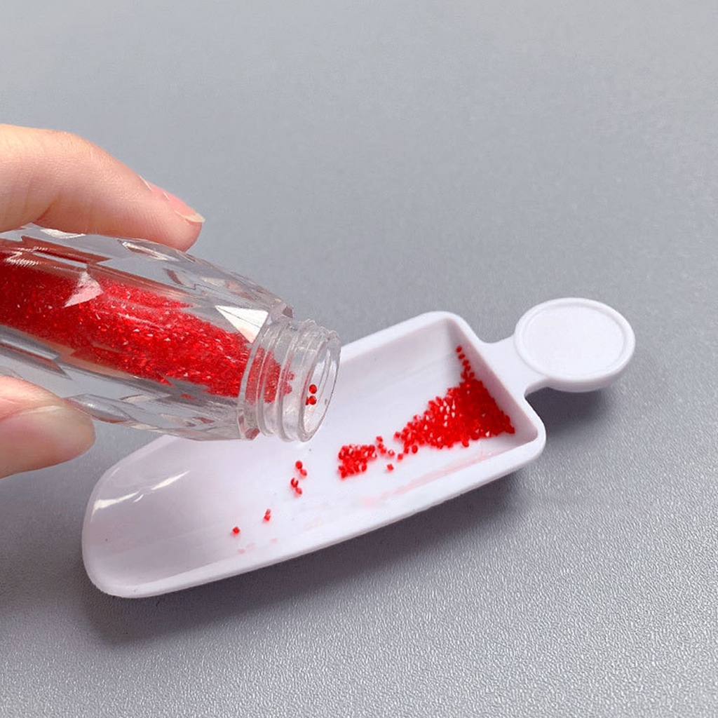 Hộp Đựng Bột Làm Móng Hai Lớp Mini Tiết Kiệm Không Gian