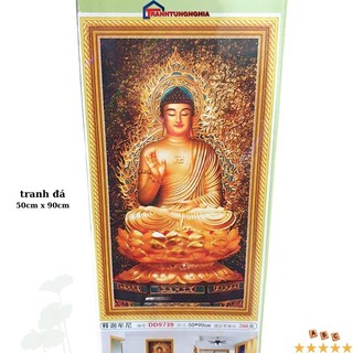 Tranh đính đá phật a di đà DD9739 (50cm x 90cm)