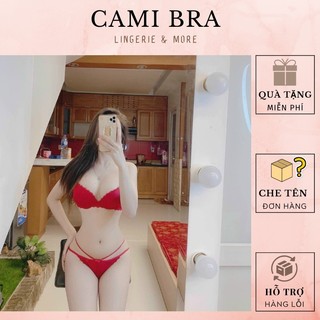 Bộ đồ lót ren cao cấp, set đồ lót Vic ren có gọng đệm nâng ngực, quần chéo dây sexy gợi cảm B07