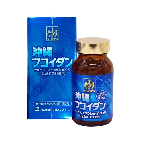 Fucoidan Okinawa 180 viên (Fucoidan Xanh) - Hàng Nội Địa