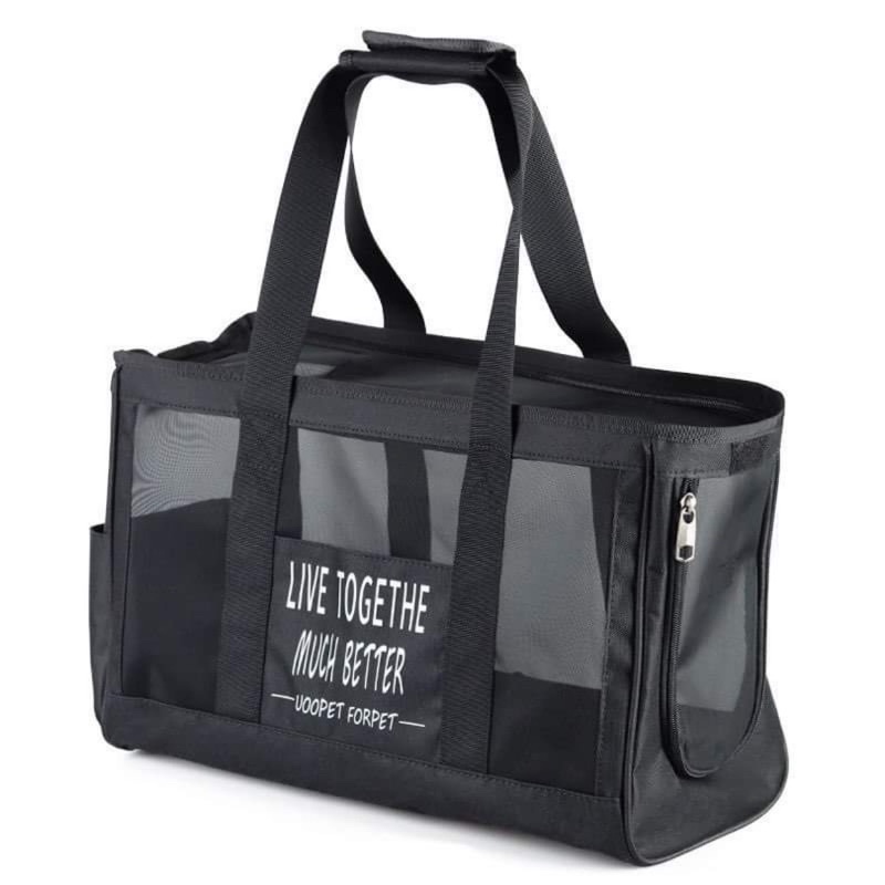 Túi xách dạng vải lưới Live Togethe much better dùng để đựng máy làm tóc và phụ kiện rộng rãi, nhẹ nhàng