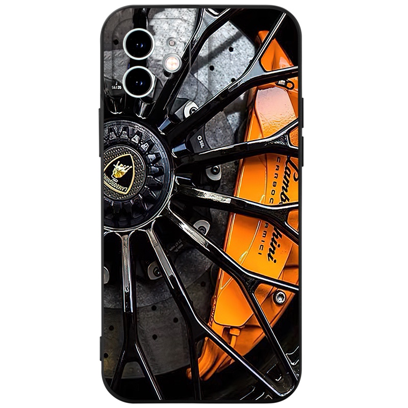 Ốp lưng GUMAN Mềm ngầu nam màu đen dễ thương đẹp Cho iPhone 14 13 12 11 Pro Max SE 2020 X XR XS 8 7 ip 6S 6 Plus kute XYB983