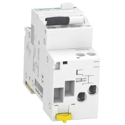 Cầu dao tích hợp chống dòng rò Schneider A9D31616 - Acti9 RCBO, 1P+N, 16A, 6kA, 30mA