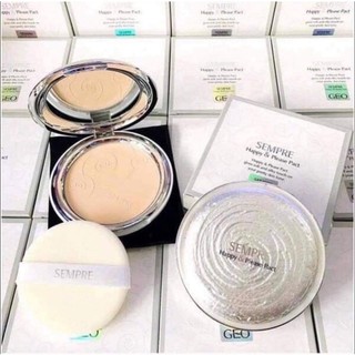 Phấn Phủ Néo Geo Semple Vỏ Bạc