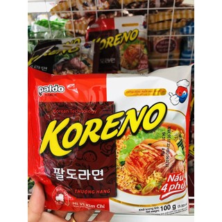 Mì koreno vị kim chi gói 100g date luôn mới