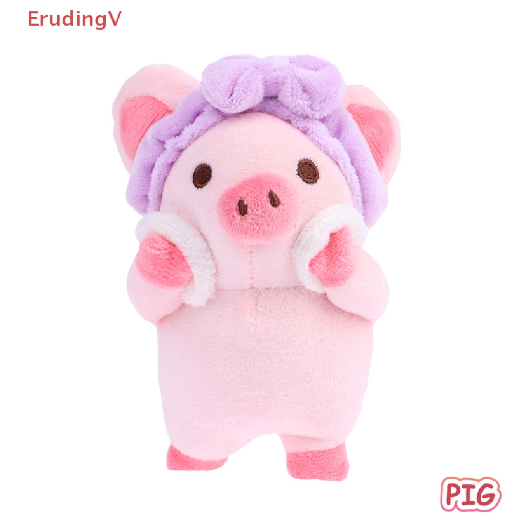 [ErudingV] Móc Khóa Búp Bê Thỏ / Heo / Gấu Nhồi Bông Mềm Mại Làm Quà Tặng Cho Bé