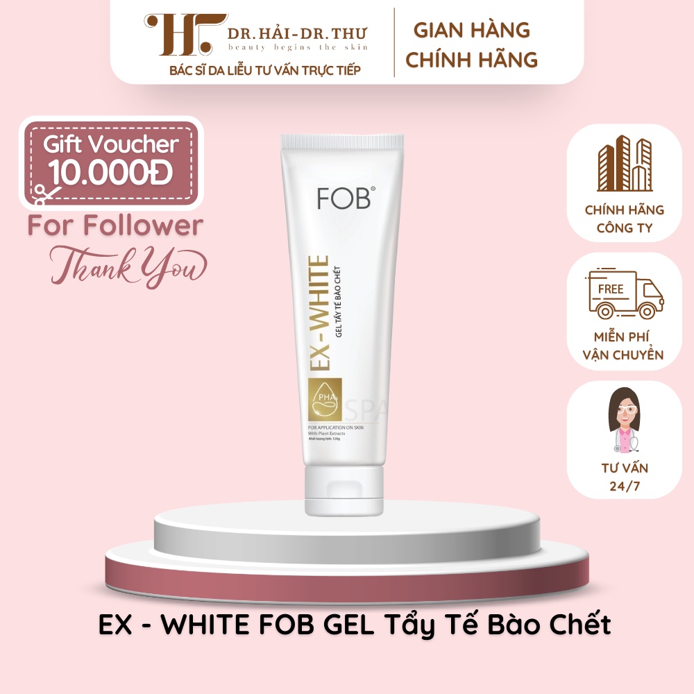 ✅ (CHÍNH HÃNG) EX - WHITE FOB GEL Tẩy Tế Bào Chết