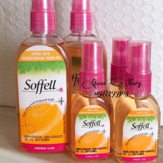 Xịt Chống Muỗi Soffell Hương Cam 80ml