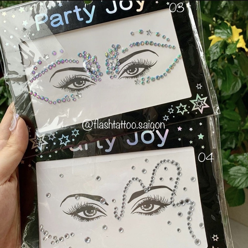 ĐÁ DÁN MAKEUP NỬA MẶT & BODY CRYSTAL MỚI