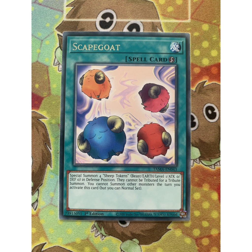 Thẻ Bài Yugioh Spell Scapegoat - Rare