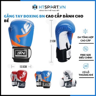 Bao Tay Đấm Bóc Trẻ Em, Găng Tay Boxing MMa Muay Thái Quyền Anh BN Cho Bé Nhiều Màu Cao Cấp Chính Hãng