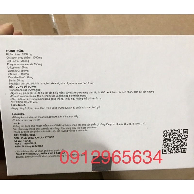 Viên uống Glutathione 2000mg giúp trắng da đẹp da giảm nám ngăn ngừa lão hoá giúp phụ nữ trẻ trung xinh đẹp chính hãng