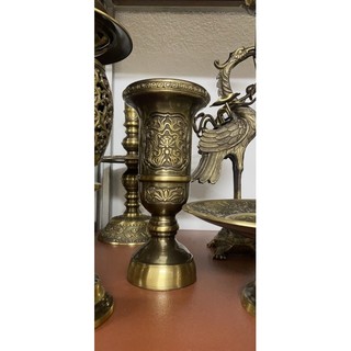 Ống cắm hương , ống cắm nhang bằng đồng cao 25cm . Ống đựng hương nhang