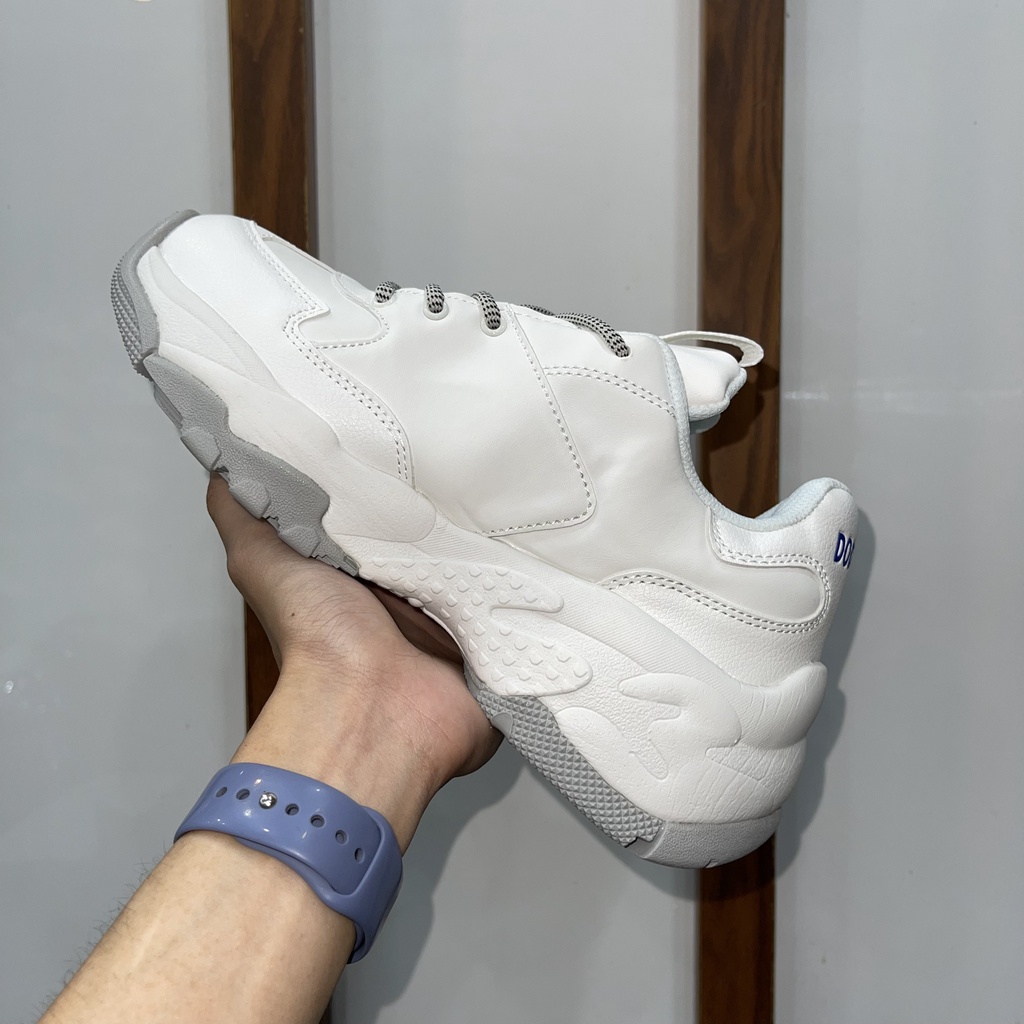 Giày MIB Big Ball Chunky A LA Dodgers, MLB Trắng LA; Fullbox, Full Phụ Kiện