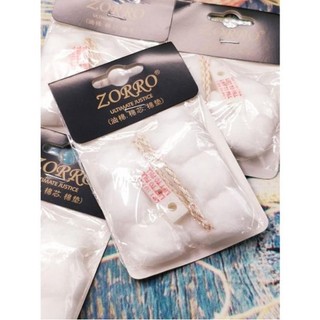 Bông gòn , chặn xăng, tim thay Zippo, Bông Chuyên Dụng Cho Zippo