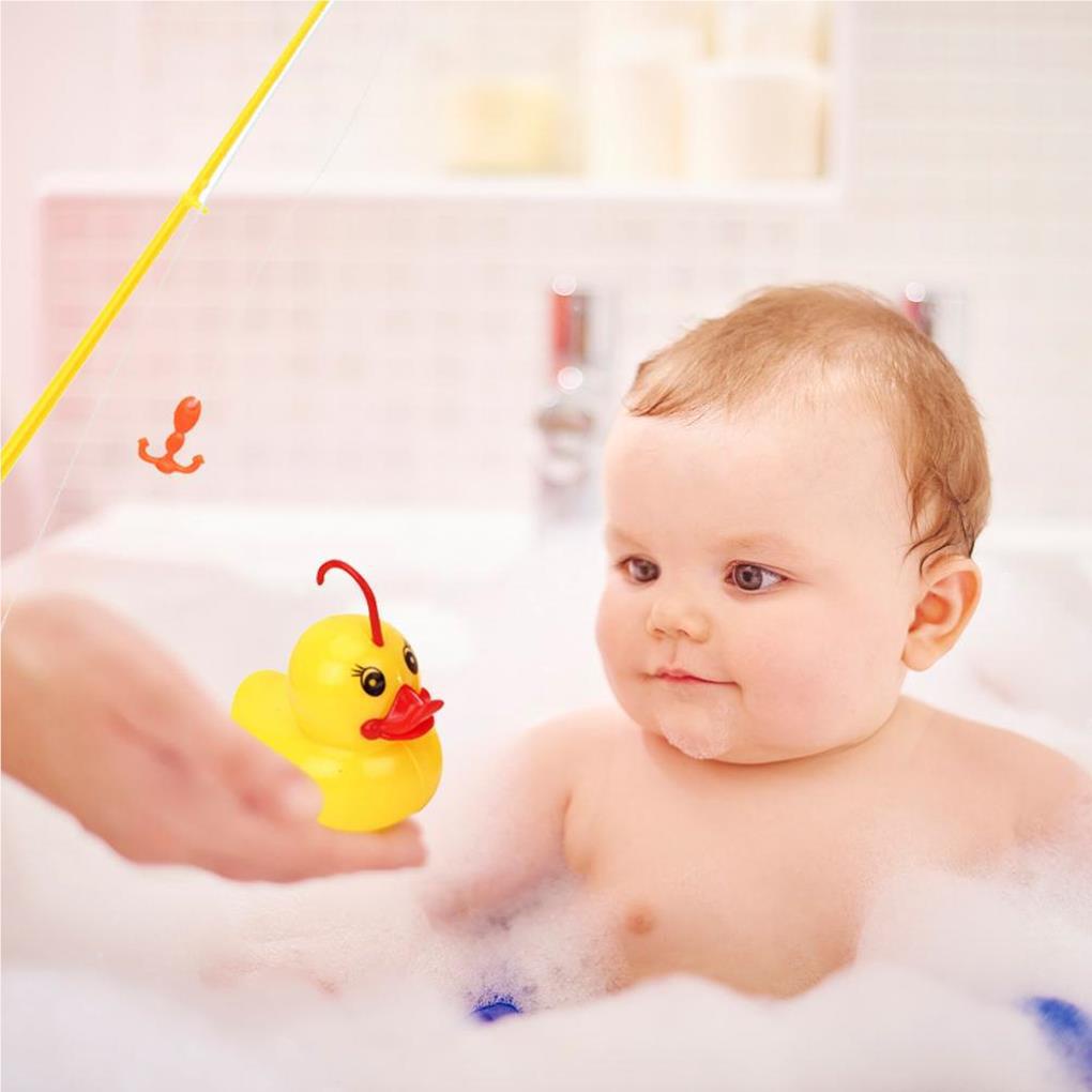 Set 9 Đồ Chơi Bồn Tắm Hình Vịt Khối Lượng Nhẹ Chống Nước Có Thể Tái Sử Dụng Cho Ba Mẹ Và Bé