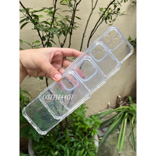 Ốp lưng dẻo chống sốc cho iPhone 14 Pro Max, 14 Plus, 14 Pro, 14 Silicon trong suốt gờ cao 4 góc