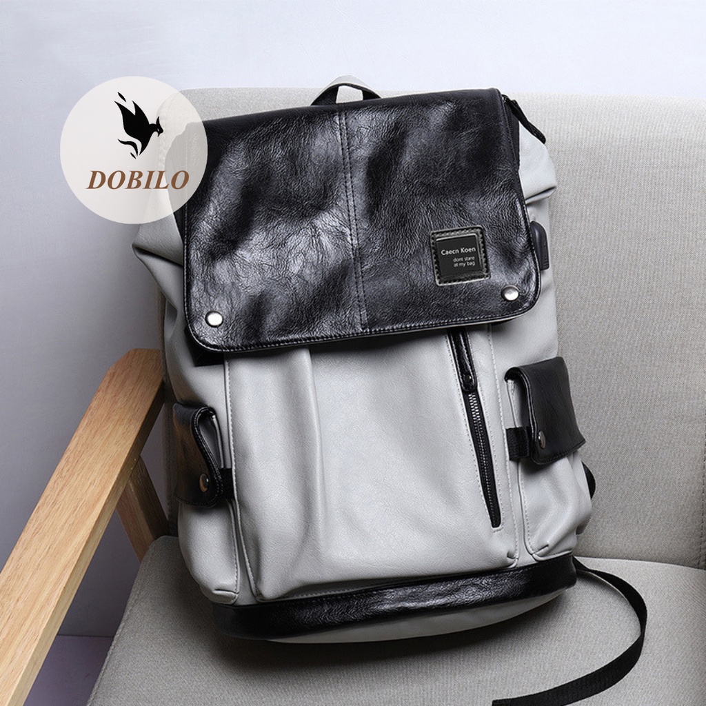 Balo Da, Balo Da Nam Nữ Unisex Thời Trang Hàn Quốc BG36