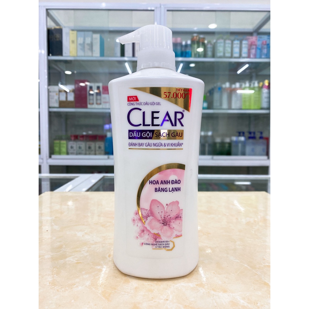 Dầu Gội Clear Sạch Gàu Dưỡng Da Đầu 630g Chính Hãng Công Ty