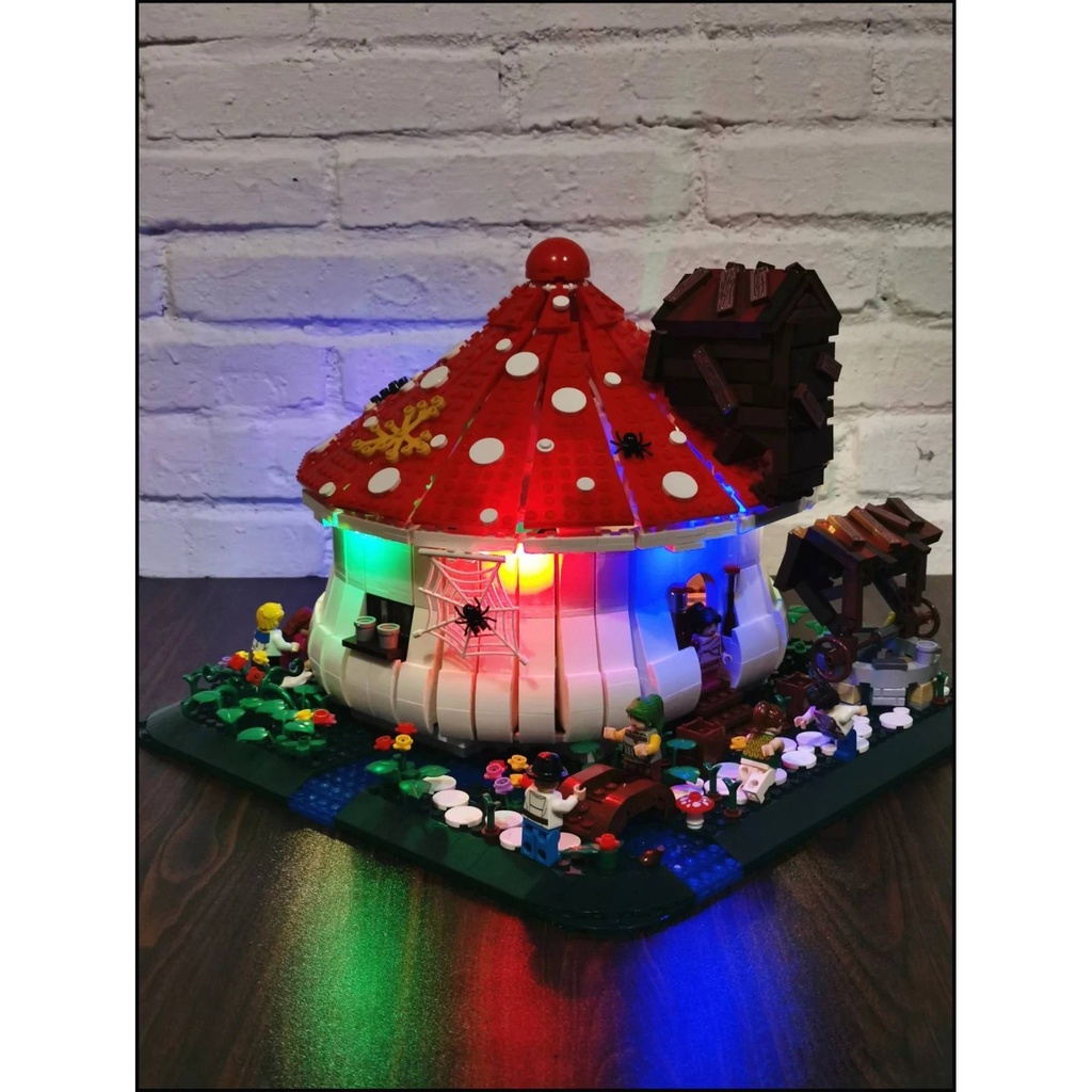 Đồ Chơi Lắp Ráp Mô Hình 3D JUHANG Ngôi Nhà Nấm 86006