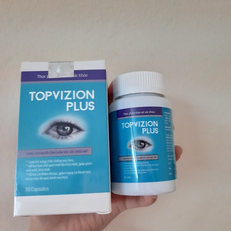 Topvizion Plus Cải Thiện Thị Lực Giúp Phục Hồi Thị Lực