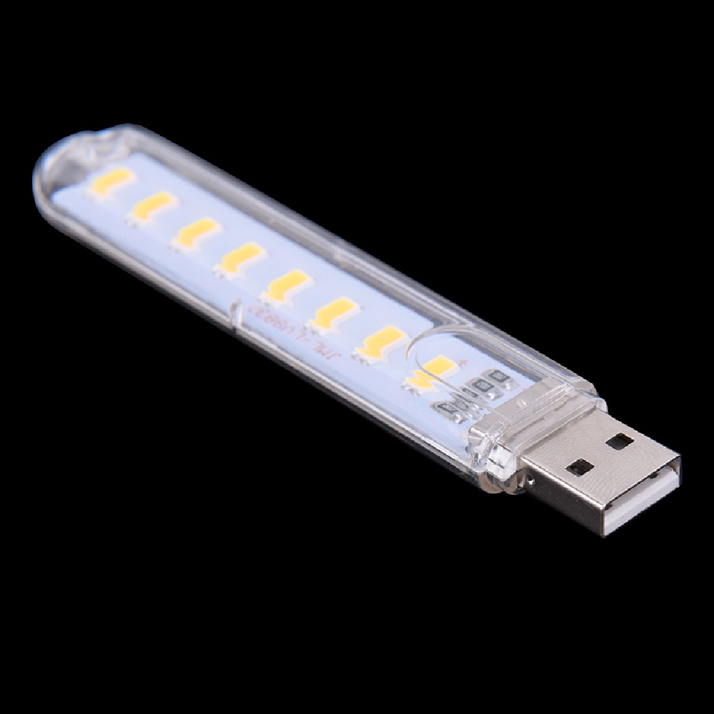 Đèn LED 8 Bóng Mini Di Động Với 5V Có Cổng Sạc USB Cho Máy Tính