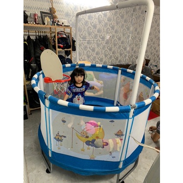 Nhà nhún bóng cho bé yêu  đa năng nhiều môn thể thao kết hợp tăng khả năng vận động cho bé yêu