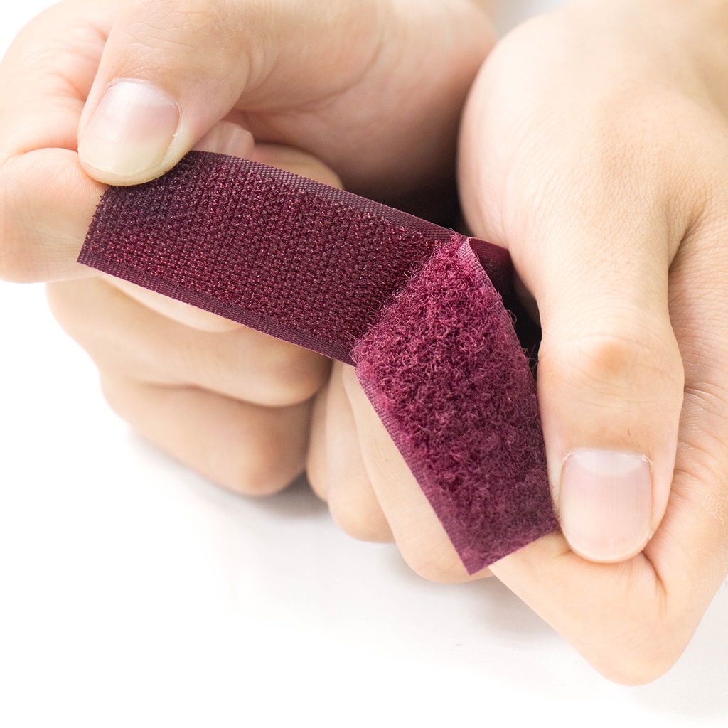 Lovetex-HÀNG MÀU Băng đai nhám xé , velcro, khóa nhám, băng dính gai bông các loại - Hàng cuộn GIÁ 1 MET