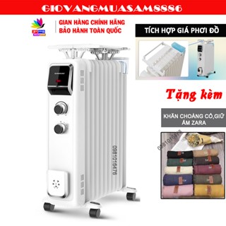   Mã ELHA22 giảm 5% đơn 300K  Máy sưởi dầu Sunhouse SHD7084 13 lá HÀNG MỚI 100% + TẶNG KHĂN CHOÀNG CỔ GIỮ ẤM MÙA ĐÔNG 